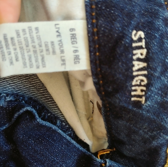 AMERICAN Eagle Straight Jeans Size6/Regular - Picture 5 of 6